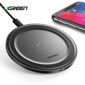 10W Qi Wireless Charger for iPhone X XS XR 8 Plus Samsung S8 S9 S10