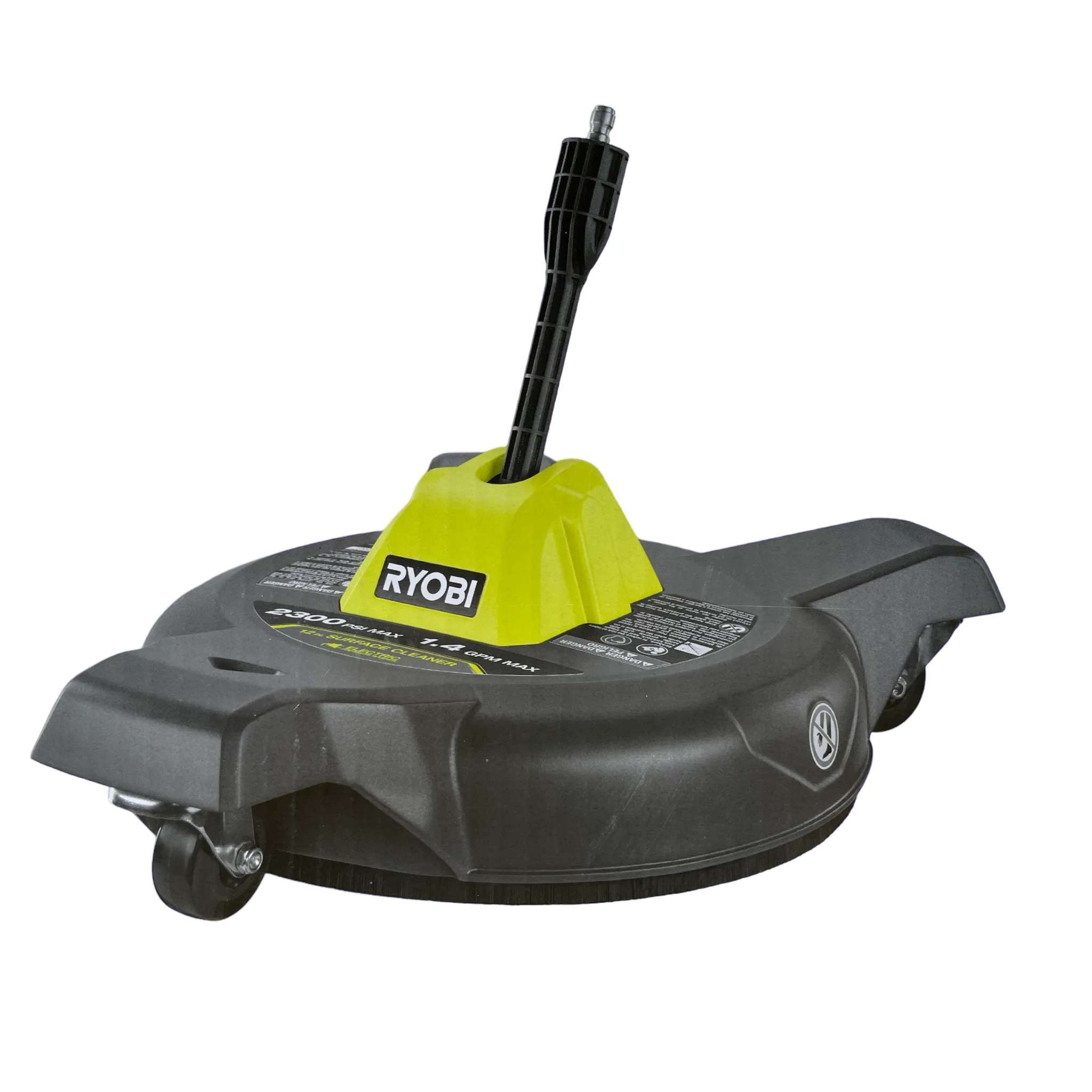 12 in. 3100 PSI Electric Pressure Washer Surface Cleaner with Casters