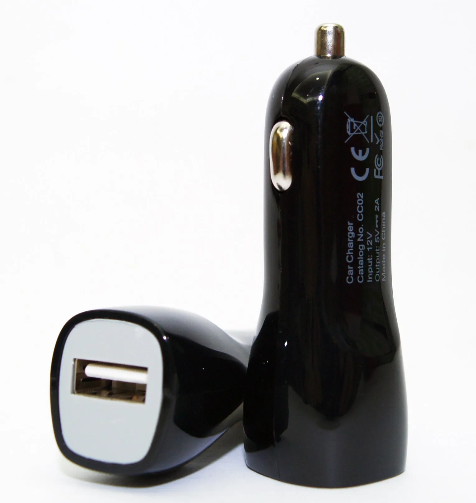 12V Car Charger USB Adapter 5V/2A Output For Smart Phone,Tablet and Power bank - #KC-U001