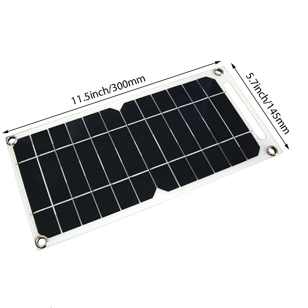 1pc, Portable Solar Panel 5V Solar Plate With USB Safe Charge Stabilize Charger For Power Bank Phone Outdoor Camping Home