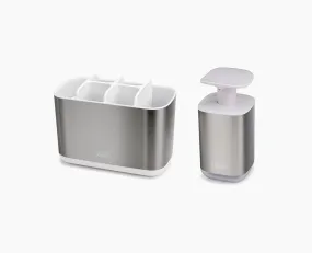 2-piece Stainless-steel Bathroom Sink Set