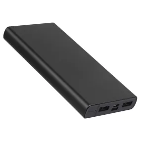 20,000mAh Power Bank Portable External Battery Charger Dual USB Type C Micro USB Input - Black