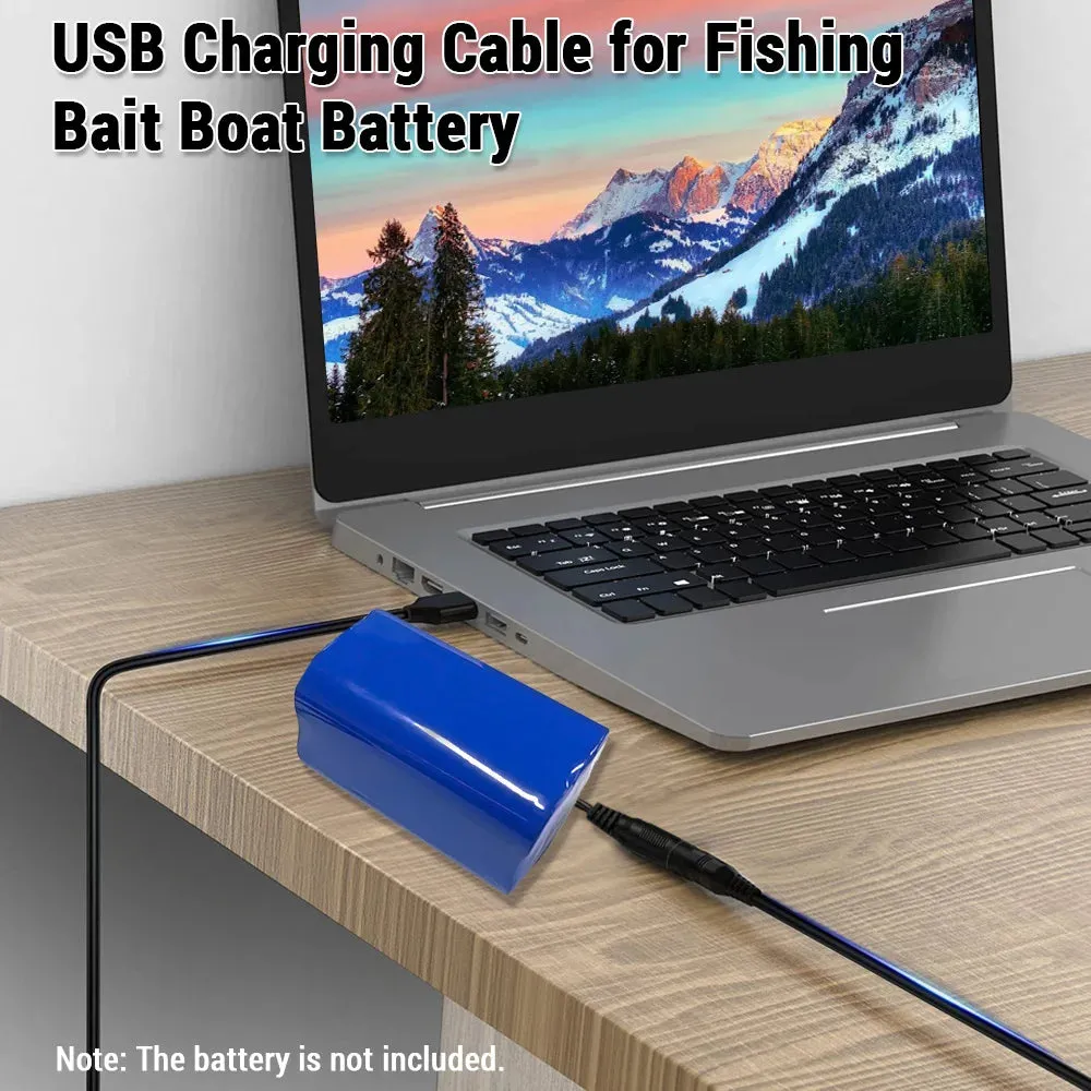 3.3ft USB Charging Cable Wire Cord Replacement for Fishing Bait Boat Battery Recharging Cable