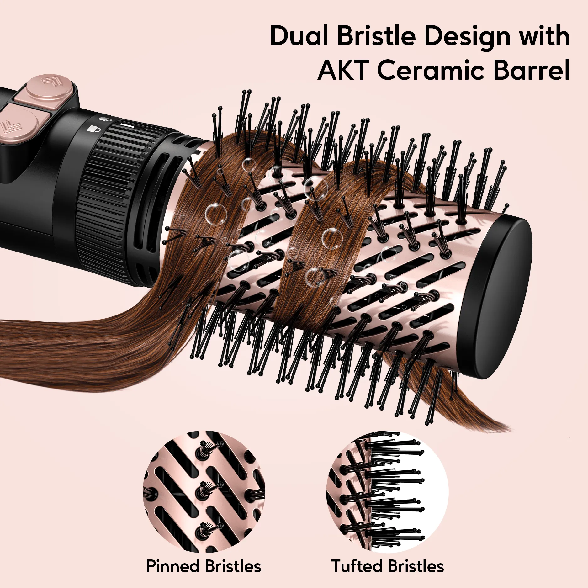 4-in-1 Hot Air Rotating Blow Dryer Brush Set