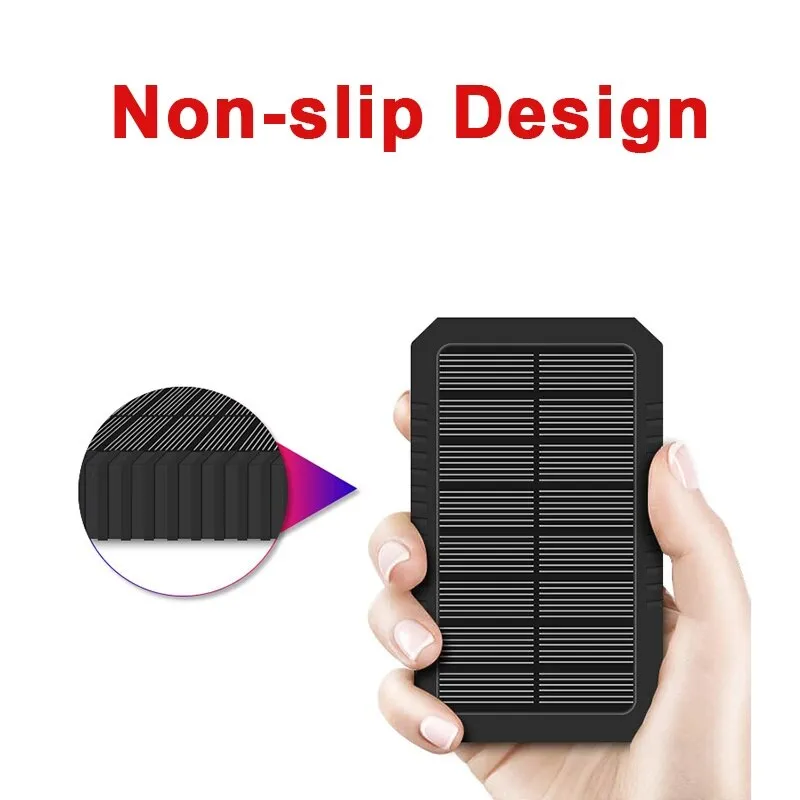 80000mAh Solar Powerbank Portable Large Capacity Fast Charging for Xiaomi Iphone Samsung Huawei External Battery LED Light 4USB