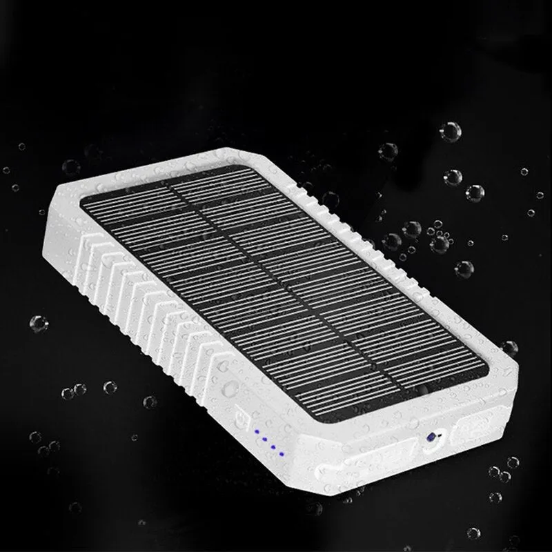 80000mAh Solar Powerbank Portable Large Capacity Fast Charging for Xiaomi Iphone Samsung Huawei External Battery LED Light 4USB