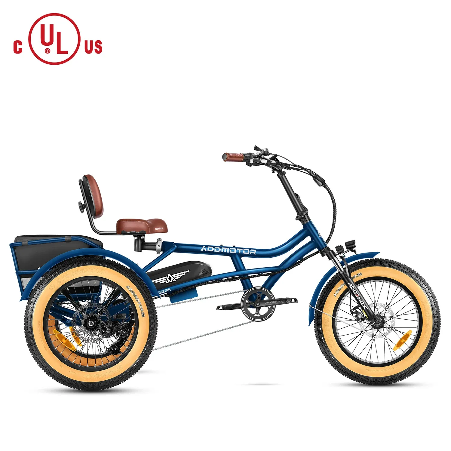 Addmotor 750W 48V Arisetan II M-360 Trike Electric Bike