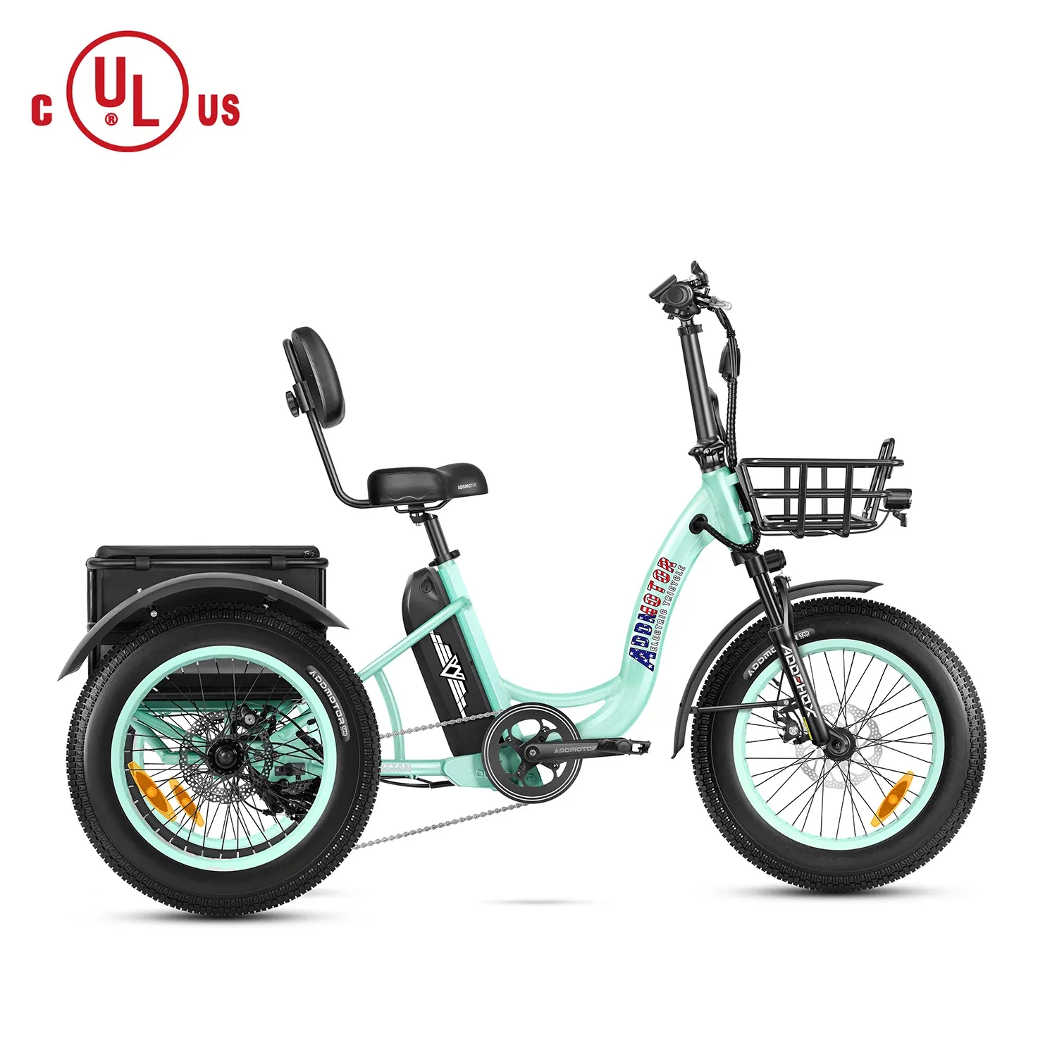 Addmotor 750W 48V Triketan II M-330 Trike Electric Bike