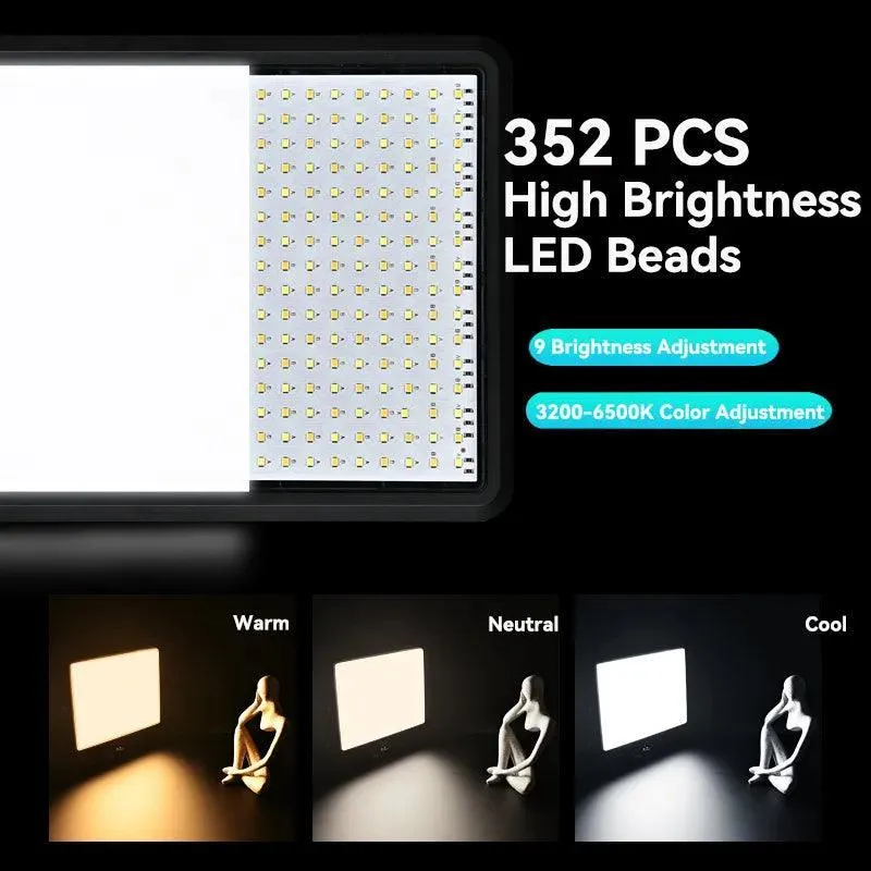 Adjustable LED Video Light: Perfect Lighting Solution for Photography Studio