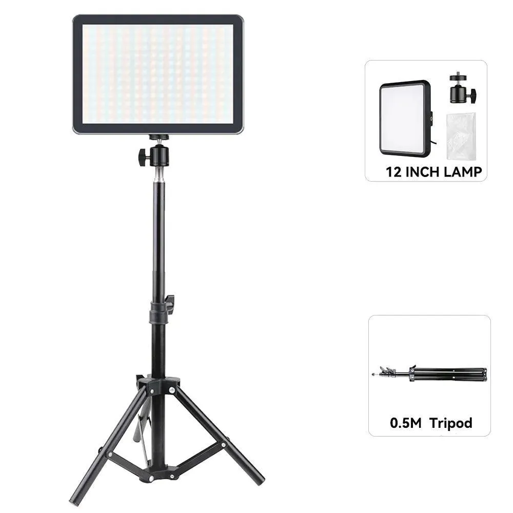 Adjustable LED Video Light: Perfect Lighting Solution for Photography Studio