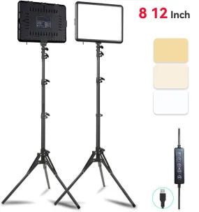 Adjustable LED Video Light: Perfect Lighting Solution for Photography Studio