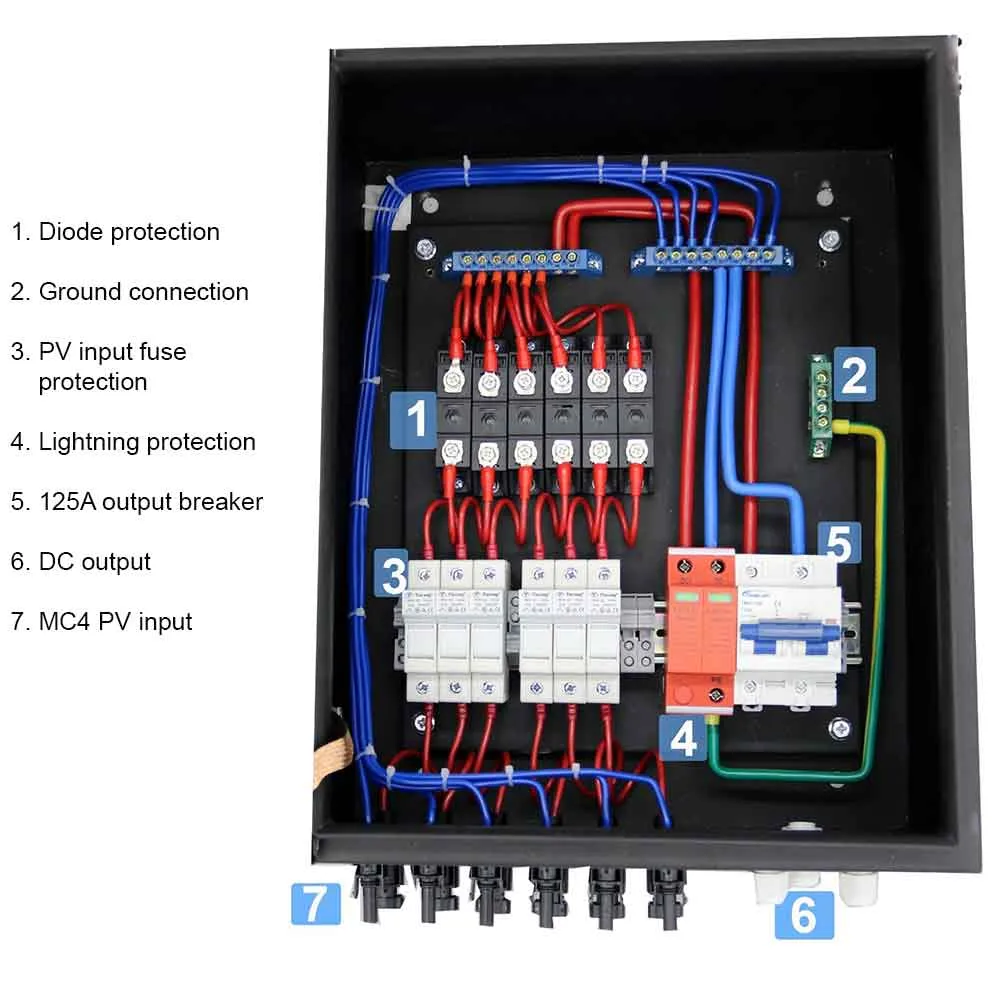 AIMS Power 48VDC Off-Grid Solar Kit | 3960 Watt Solar   8000 Watt Pure Sine Inverter Charger