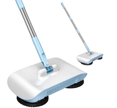 All-in-one broom, dustpan, and mop for easy floor cleaning