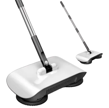 All-in-one broom, dustpan, and mop for easy floor cleaning