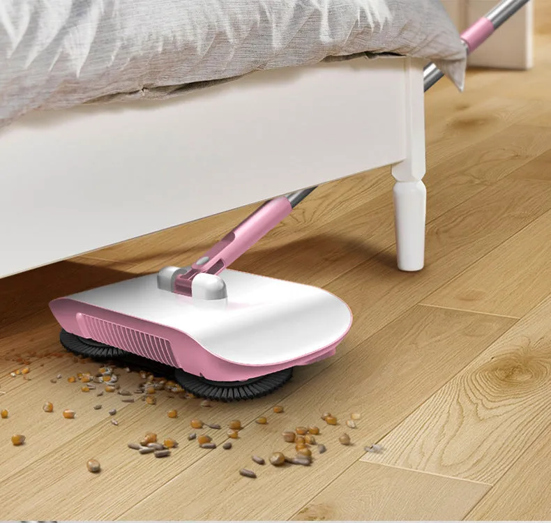 All-in-one broom, dustpan, and mop for easy floor cleaning