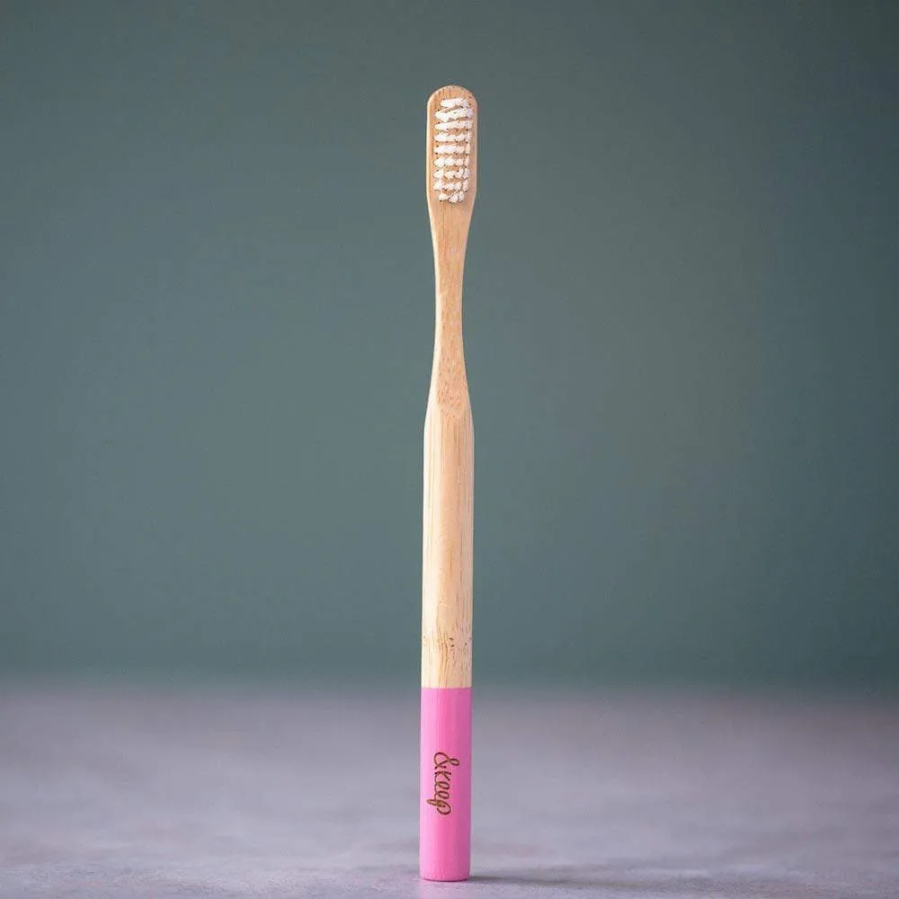 &Keep Bamboo Toothbrush - Pink