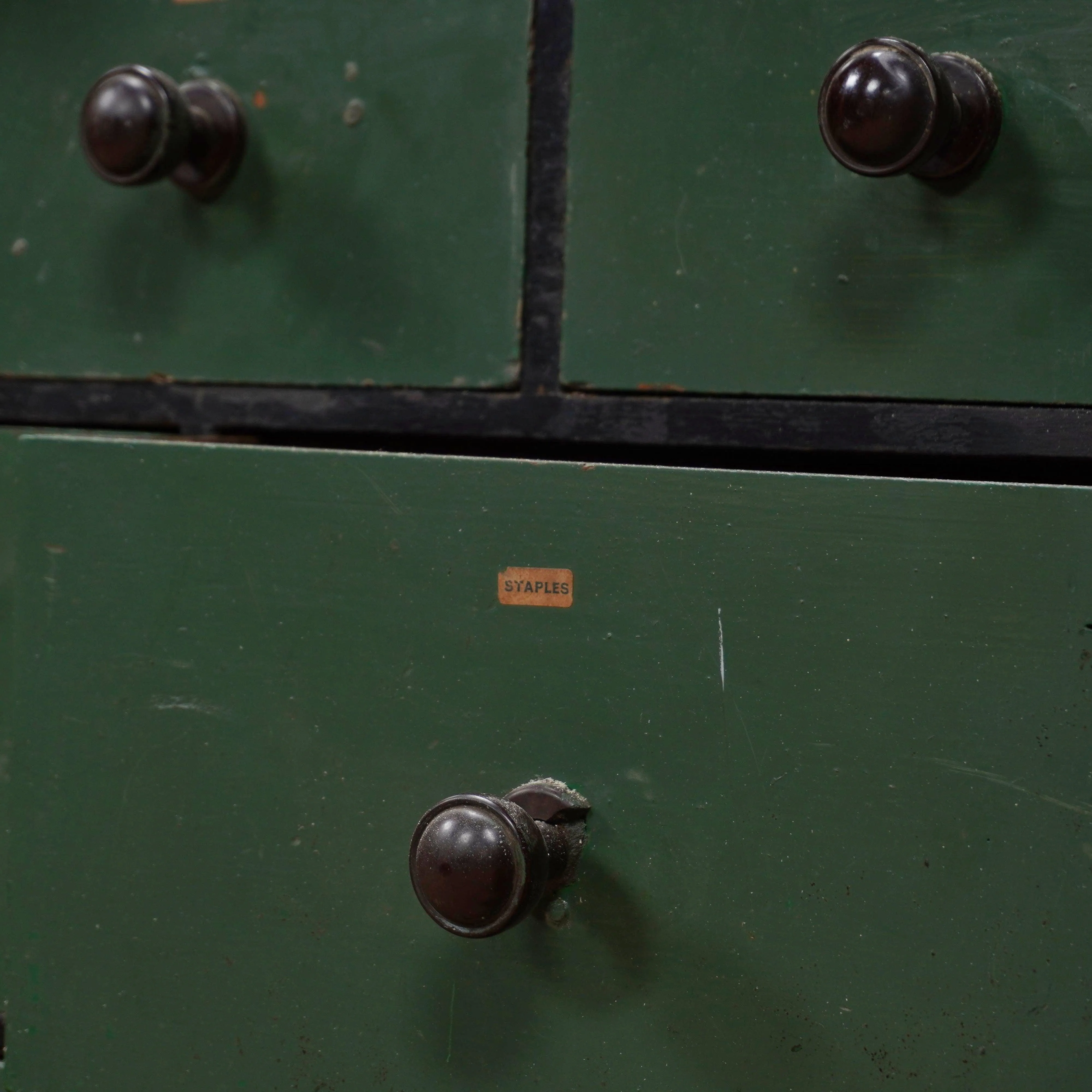 Antique Bank of Drawers