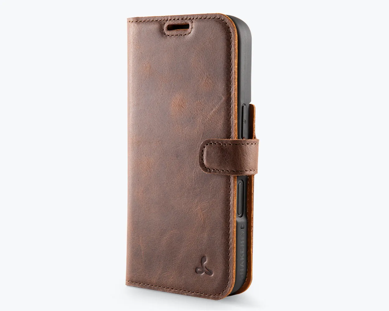 Apple iPhone 16 - Vintage Leather Wallet