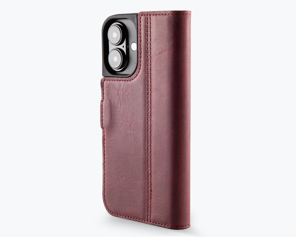 Apple iPhone 16 - Vintage Leather Wallet