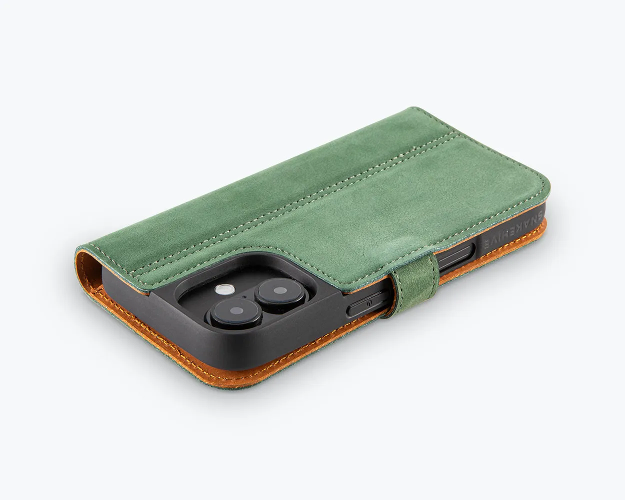 Apple iPhone 16 - Vintage Leather Wallet