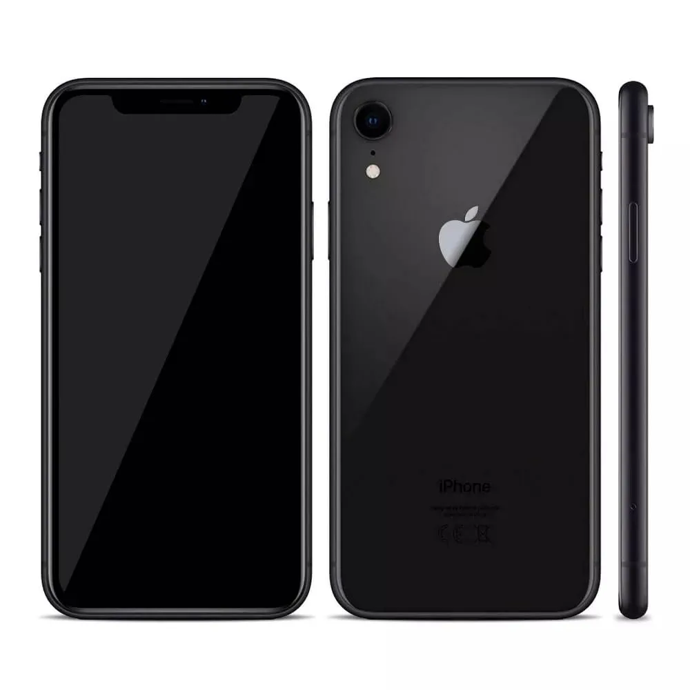 Apple iPhone XR, US Version, 128GB, Black - Unlocked (Renewed)