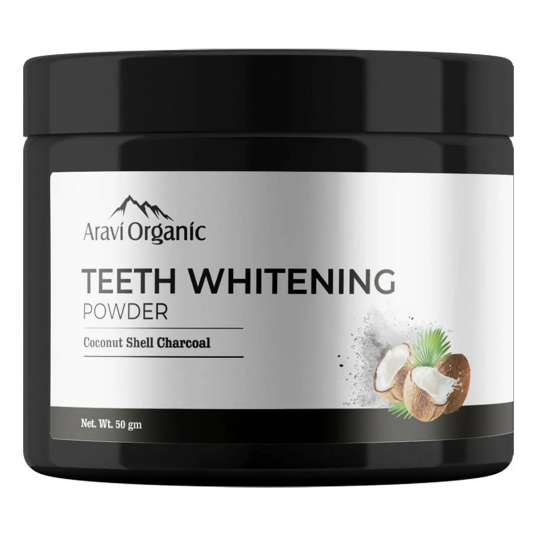 Aravi Organic Teeth Whitening Activated Charcoal Powder