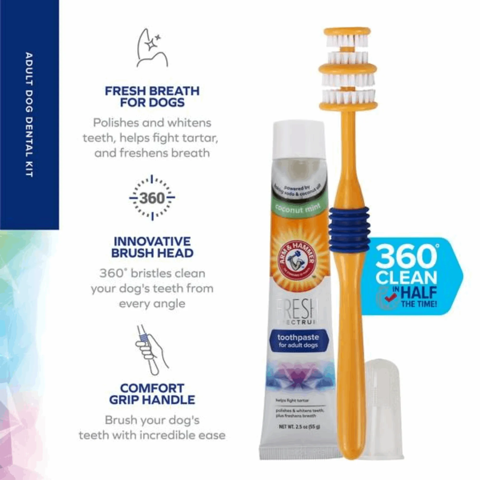 Arm & Hammer Fresh Coconut Dental Kit for Dogs