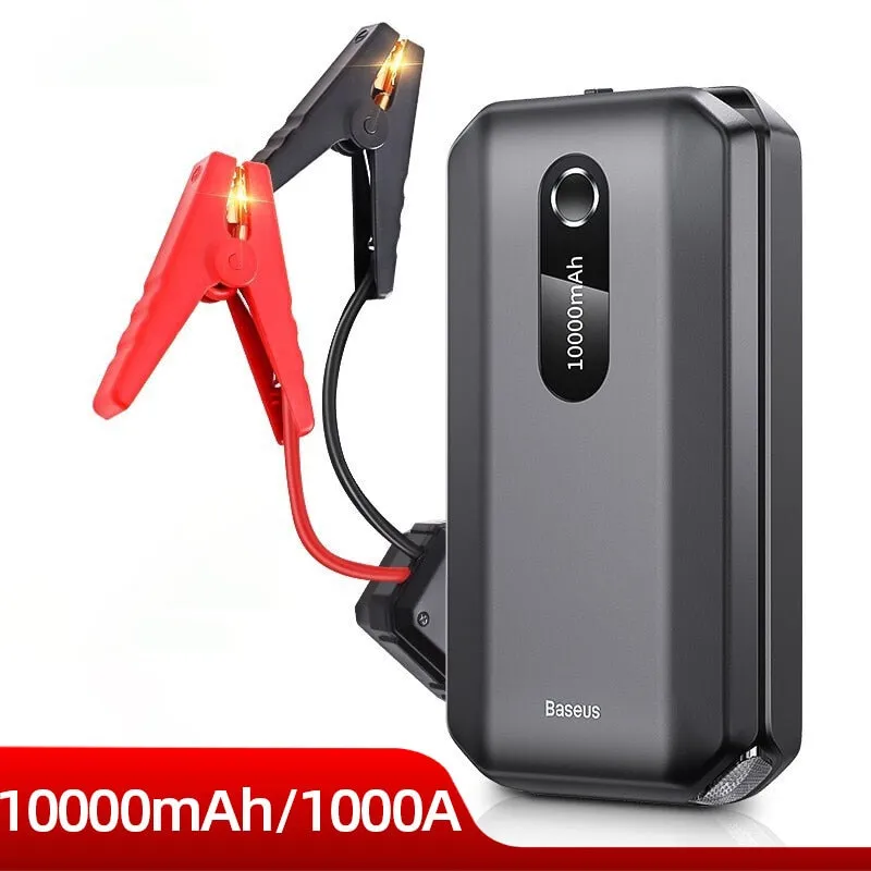 Baseus 10000mAh Car Jump Starter Power Bank Portable Power Station 1000A Starting Device Car Booster Battery Charger Jump Start