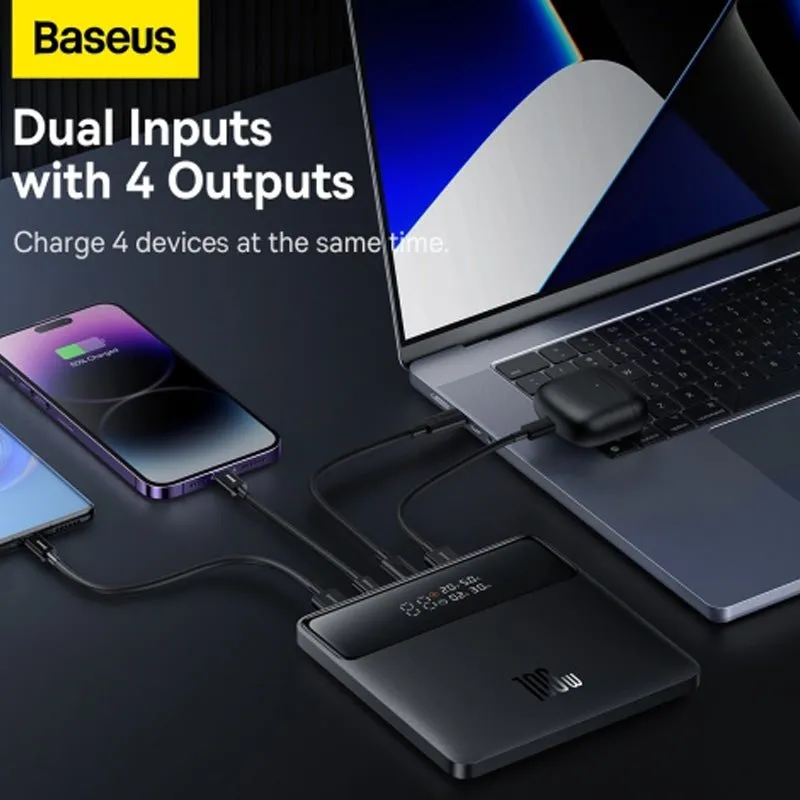 Baseus Blade Power Digital Display HD Edition Power Bank - 100W PD/ 20000mAh/ Black