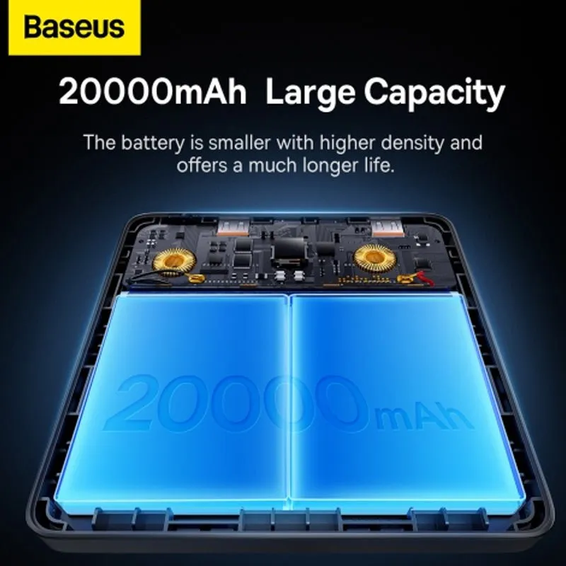 Baseus Blade Power Digital Display HD Edition Power Bank - 100W PD/ 20000mAh/ Black