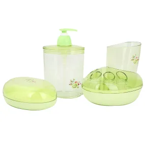 Bathroom Toiletries Set 4 Pcs 6212 - Green