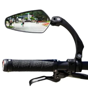 Bicycle Rear View Mirror 360 Degree Rotate for Bike MTB Bicycle Electrical Bike Wide-Range Adjustable Angles Mirror