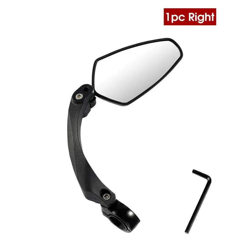 Bicycle Rear View Mirror 360 Degree Rotate for Bike MTB Bicycle Electrical Bike Wide-Range Adjustable Angles Mirror