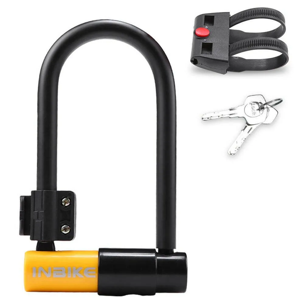 Bike Lock Heavy Duty Bicycle U Lock Secure Lock with Mounting Bracket