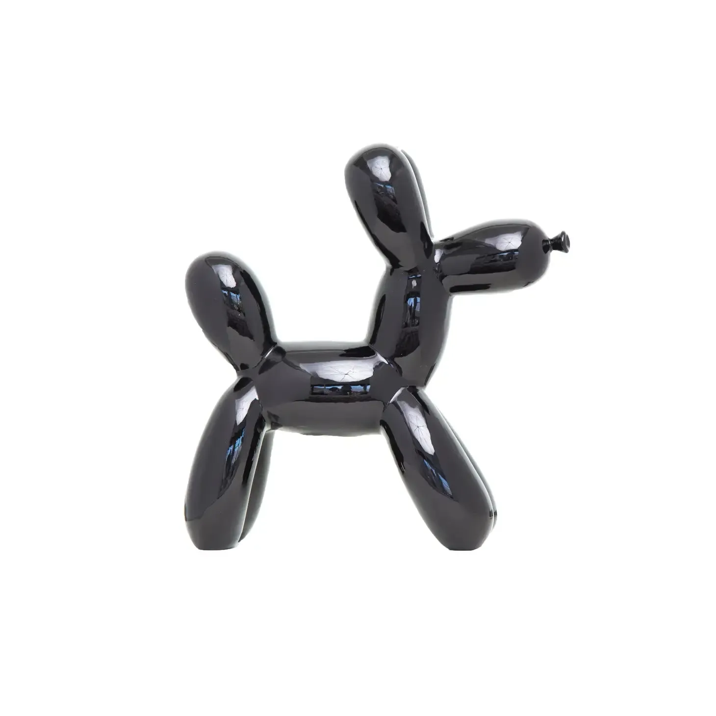 Black Ballon Dog Piggy Bank 12"