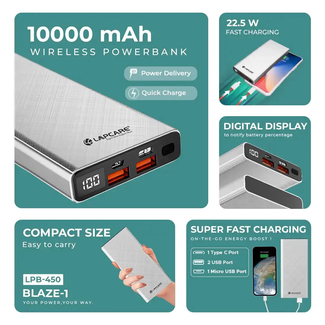 Blaze I 10000mAh Power Bank (LPB-450)