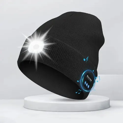 Bluetooth Music Led Beanie Hat with Light for Women Men Outdoor-Bluetooth Beanie Hat