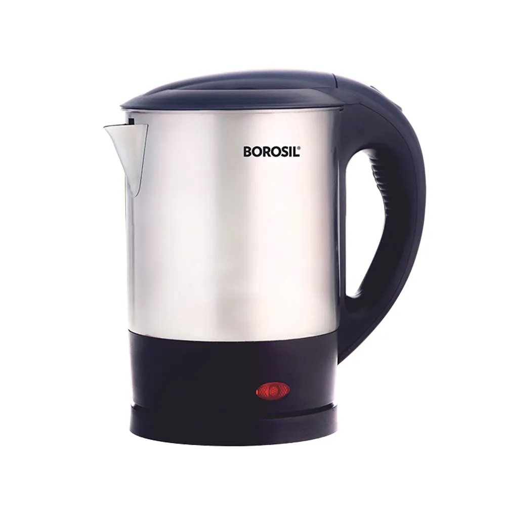 Borosil Eva SS Electric Kettle, 1L - CP