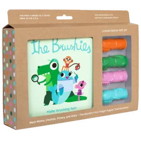 Brushies & Book - Finger Toothbrush Set