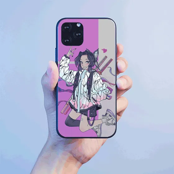 Butterfly Girl LED Case for iPhone