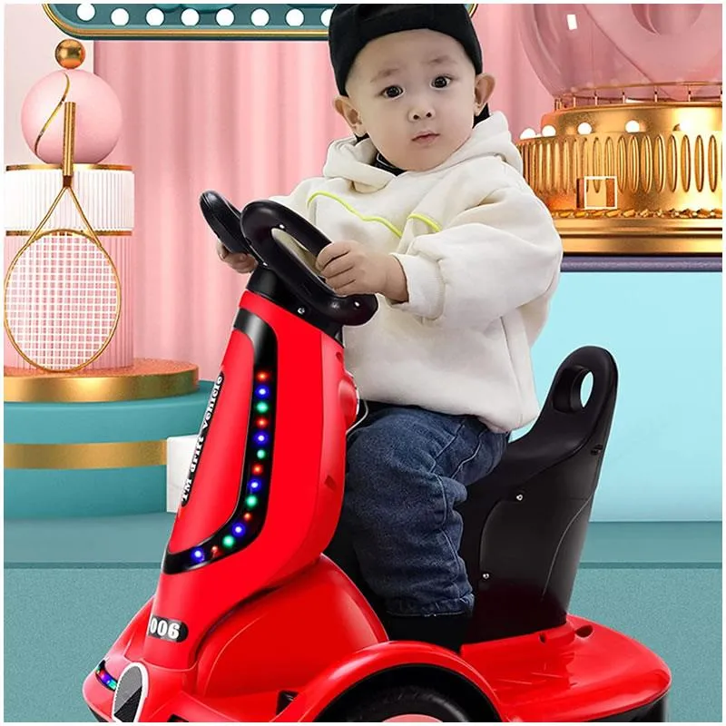 Children's Electric 360-Degree Rotating Motorcycle MC-29Q RED