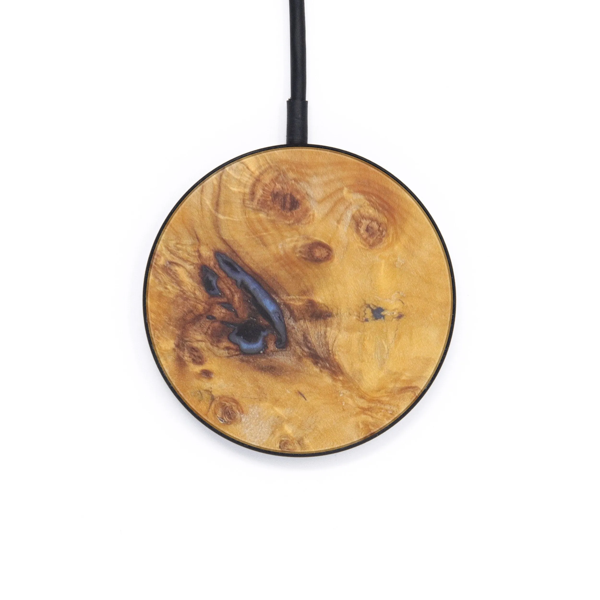 Circle Burl Wood Wireless Charger - Lydie (Buckeye Burl, 605368)