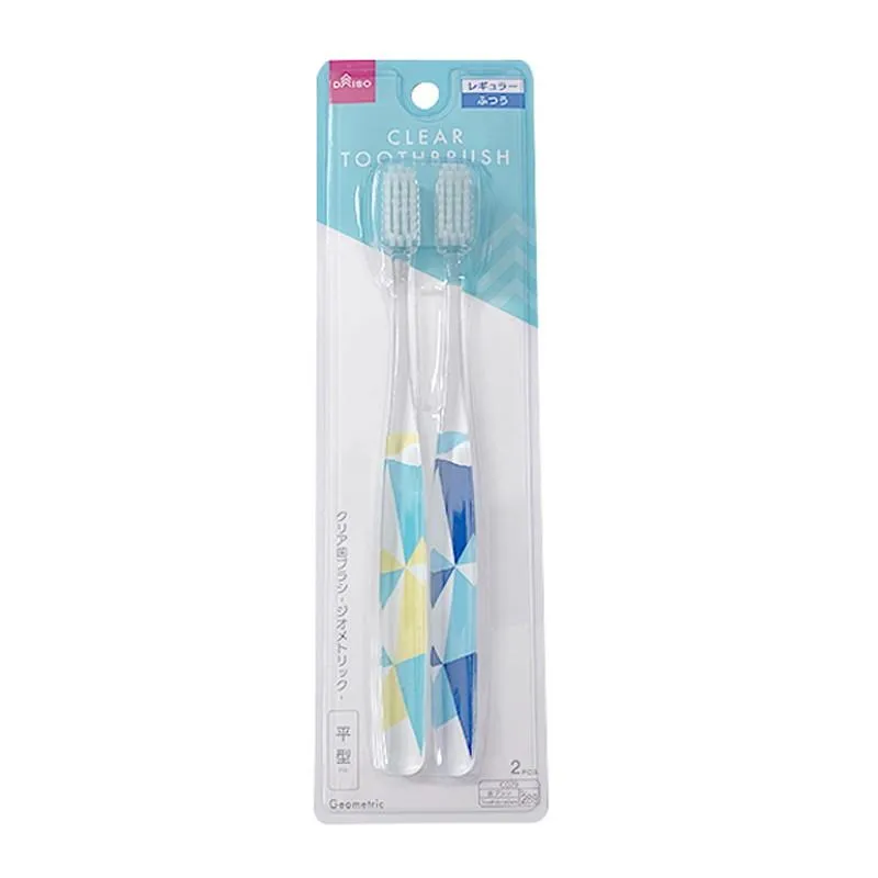 Clear Toothbrush Geometric