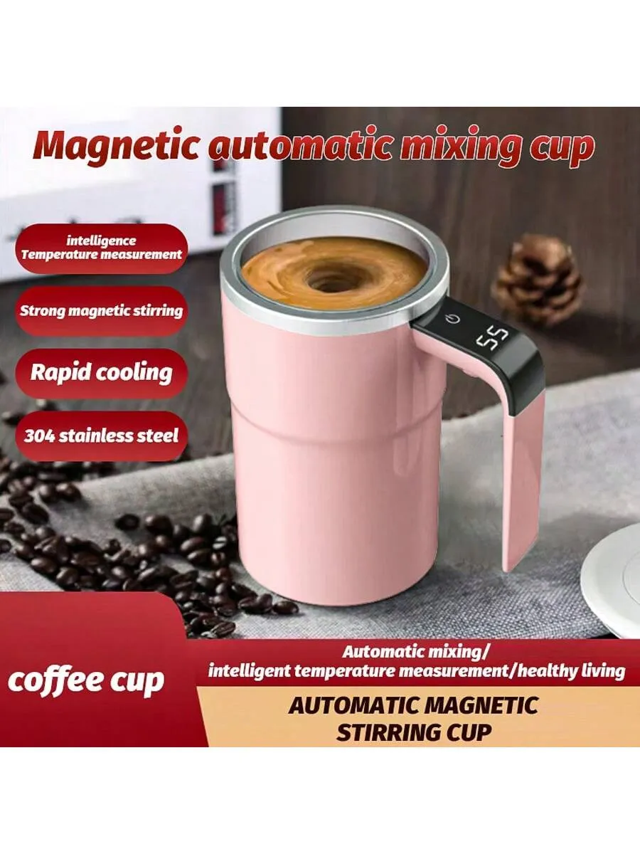 Coffee stirrer|Portable Electric Coffee Stirrer, Intelligent Temperature Display Coffee Cup