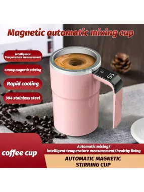 Coffee stirrer|Portable Electric Coffee Stirrer, Intelligent Temperature Display Coffee Cup