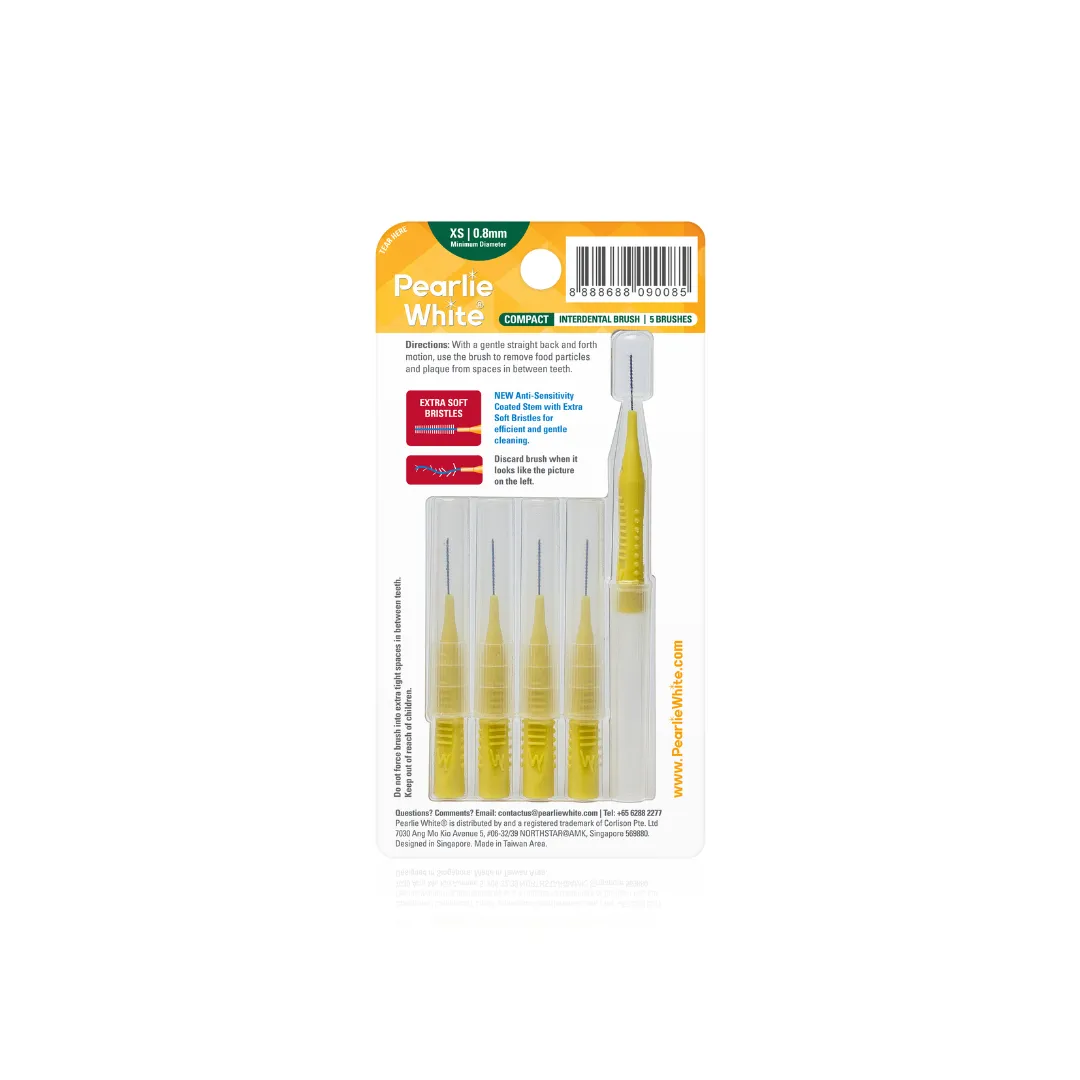 Compact Interdental Brushes - Pack of 5s