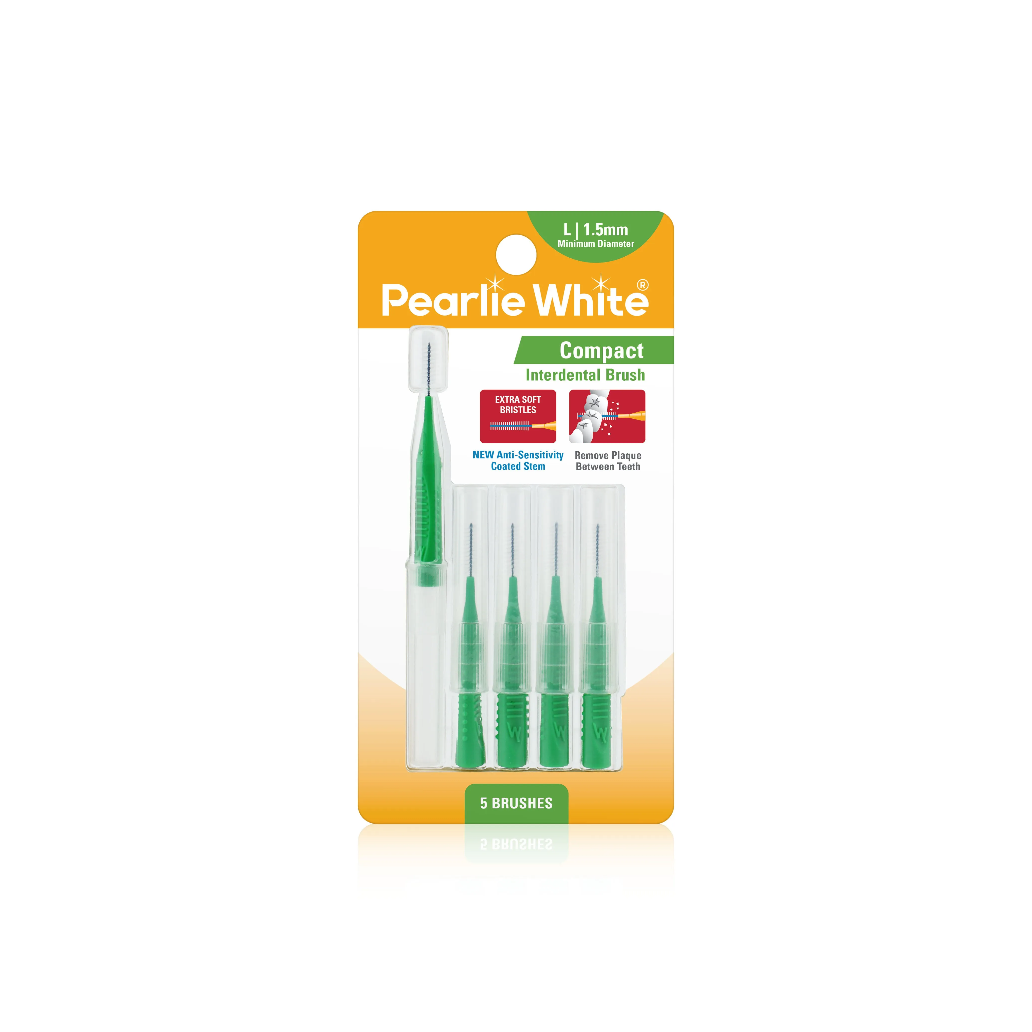 Compact Interdental Brushes - Pack of 5s