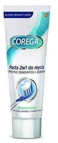 Corega Paste 2in1 for cleaning dentures and teeth 75ml