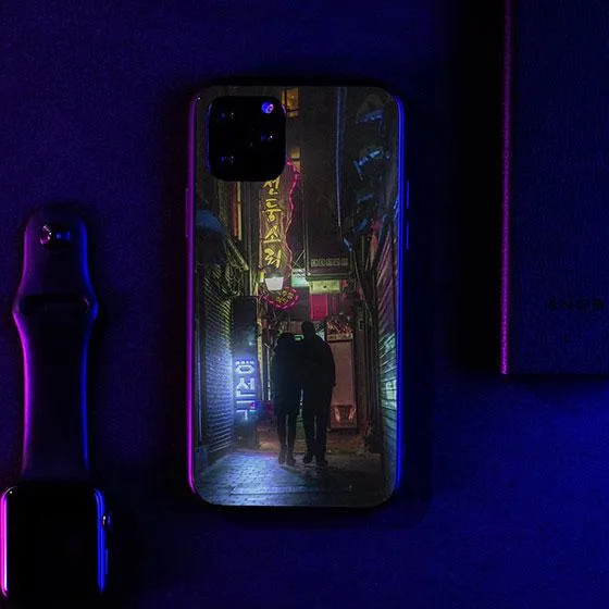 Couple Walking LED Case for iPhone