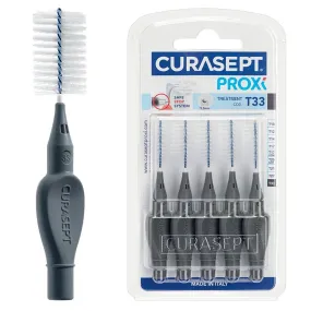 Curasept Proxi T33 Anthracite Interdental Brush 5 PC